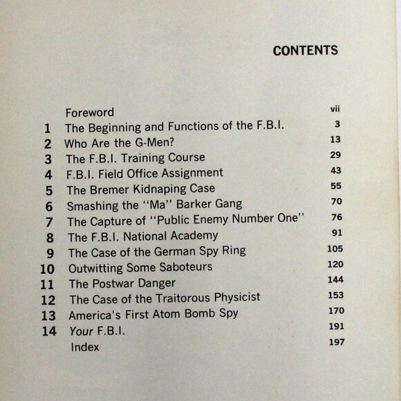 The F.B.I. by Quentin Reynolds Plus an Original Newspaper Clipping - Picture 5 of 13